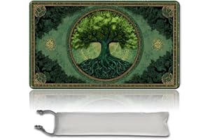 MILKPLAYMAT MTG Tapis de jeu XXL (60 x 35 cm) – Design fantastique haute résolution – Tapis en caoutchouc antidérapant pour TCG/CCG/MTG (No zone, MTG50-4)