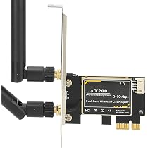 Carte WiFi PCIe 300Mbps - Adaptateur Sans Fil Double Antenne Pour PC Fixe