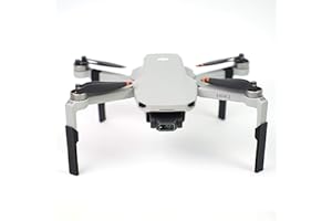 3DQUAD Landefüße, Landegestell, Fahrwerk für DJI Mini 2 Drohne, Zubehör (Schwarz)