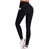 IUGA Yoga Pants with Pockets, Workout Running Leggings with Pockets for Women