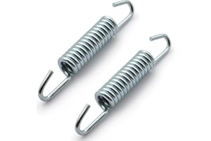 Easyboost Ressorts de pot d’échappement pour Scooter Moto 50cc 125cc Mob AM6 Derbi Cross Quad 103 51 Rieju (62mm)