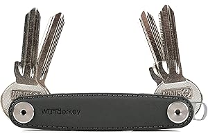Wunderkey ® Cuero – El Organizador de Llaves Fabricado en Alemania [Organizador de Llaves] Funda de Llave Smart Key Gadget el Original de GQ & Lufthansa