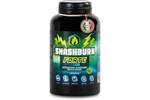 NBB NATURAL BLUE BOOST NBB SmashBurn - Brucia Grassi Extra Forte - 120 Capsule Dimagranti Veloci - Glucomannano, Carnitina, Garcinia, Bromelina, Tè Verde - Alto Dosaggio - per Pancia Piatta e Detox - 1 Mese di Trattamento