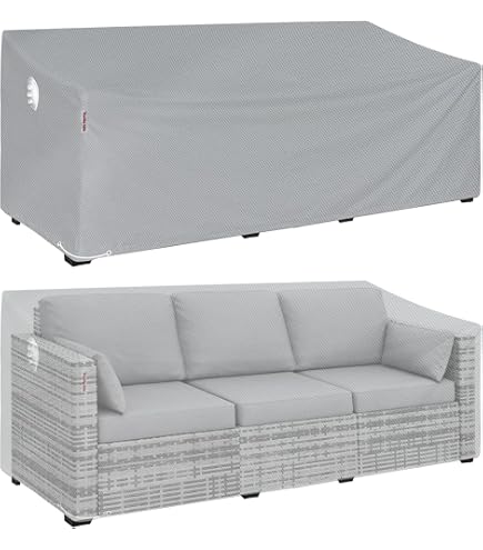 Housse De Canapé Jardin Extérieur Imperméable - Banc 2/3/4 Places 190x66x89 Cm Protection Robuste