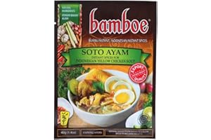 Bumbu Soto Ayam (Yellow Chicken Soup Seasoning) - 1.4oz [Pack of 3] by Bamboe