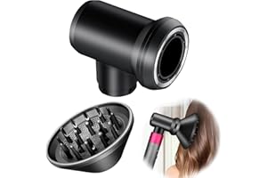 Chuancheng Diffuser and Adaptor for Dyson Airwrap Styler for Airwrap Styler Into A Hair Dryer Combination, 1.0 Count