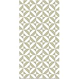 Panorama Alfombra Vinílica Geometría Verde Pastel 60x110 cm - Alfombra Cocina Vinilo - Alfombra Salón Antideslizante, Antihon