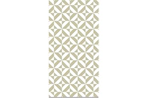 Panorama Alfombra Vinílica - Modelo Geometría Verde Pastel 60x250 cm - Varios tamaños - Decoración Hogar, Cocina y Salón