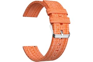 ULLCHRO Unisex nylonowa bransoletka z klamrą ze stali nierdzewnej