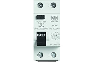 MK ELECTRIC MK Sentry RCD 100A 30MA 230V DP Type A 2 Module
