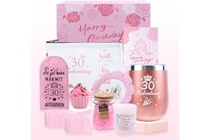 Belillpipi Geschenk für Frauen, 30. Geburtstag Frauen, Beste Freundin Geburtstag Geschenkset, Geburtstagsgeschenk für Freundin, Mama, Schwester, Stilvolles Geschenk für jeden Anlass