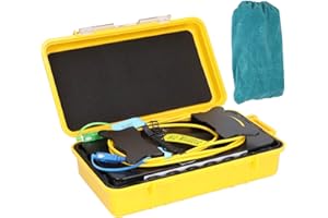 OKUYONIC OTDR Launch Cable Box, verlustarmes Singlemode-Glasfaser-Testwerkzeug, tragbar zum Arbeiten