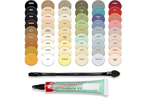 Helmecke & Hoffmann Remalle Emaille Paste Emaillelack Reparaturlack Lack in vielen Farben je 8 ml + Pinsel Fuer Jede Tube (Bahama-beige)