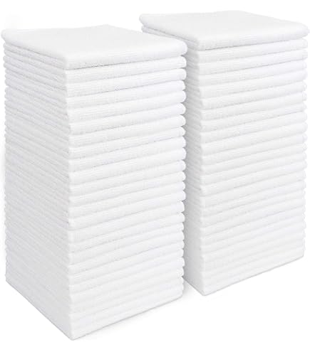 Chiffons Microfibre Clay Roberts - Lot De 20 Pièces 40x30 Cm - Lavables, Non Pelucheux, Pour Voiture, Maison, Vitres