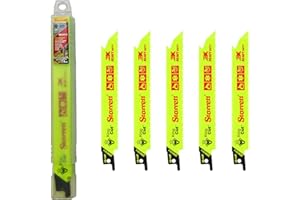 Starrett Bi-Metal King Cut Heavy Duty brzeszczot do piły szablastej 150 mm (6 cali) - opakowanie 5 sztuk