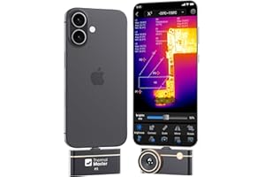THERMAL MASTER Kamera termowizyjna P3 do iPhone i Android kamera na podczerwień, regulowany obiektyw, super rozdzielczość IR 512 x 384, -20℃-600℃, kamera termowizyjna do kontroli PCB