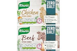 CC1ST CUSTOMERS COME 1ST Knorr Chicken and Beef Zero Salt Stock Cubes (2 x 72g)