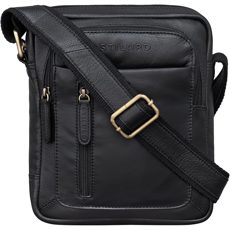 STILORD Cooper RFID Leren Portemonnee Mannen Vintage Portemonnee Mannen met ID-zakje en uitleesbescherming in zwarte geschenkdoos Kleur:middel - bruin