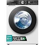 Hisense WF5S1045BW - Lavatrice a Carica Frontale 10,5 Kg, 1400 rpm, 15 Programmi, Autodose, Connectivity, Vapore, Display Tou