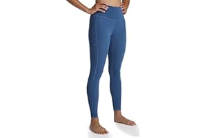 COLORFULKOALA Colofulkoala 7/8 Mallas Deporte de Cintura Alta Mujer con Bolsillos, Leggins Push Up, Fitness Pantalones para Yoga Gym Running Pilates Leggings