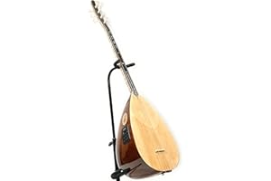 Melody Saz Baglama Profesyonel maun kisa kol mit Tasche Fishman Equalizer Stimmgerät, Braun