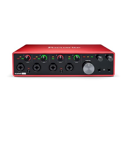 Focusrite Scarlett 8i6 3rd Gen USB Audio Interface, for Producers