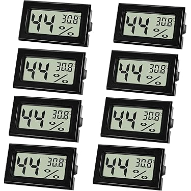 Digitale Hygrometer Indoor Thermometer, Vochtigheid Gauge Indicator Kamer Thermometer, Nauwkeurige Temperatuur Vochtigheid Monitor Meter voor Thuis, Kantoor, Kas, Mini Hygrometer