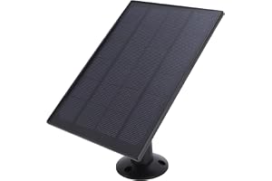 8W Solpanel för Fågelmatare Kamera, 2 i 1 Uppgraderat Väderbeständigt 360 Graders Justerbar USB C Solpaneler Laddare för Säke