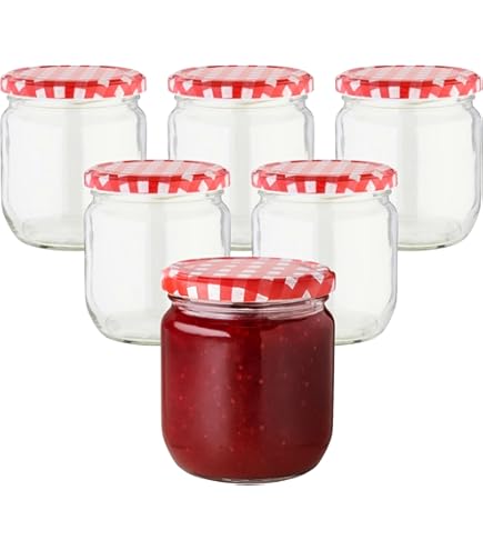 Lot De 12 Bocaux En Verre 435 Ml Bocaux En Verre Verre