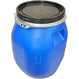 30 Liter Deckelfass mit Spannverschluss| Lebensmitteltauglich | Luftdicht Verschließbar | Stapelbar und Palettengerecht | Sta