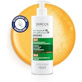 Vichy, Dercos 2 in 1 Anti-Dandruff Conditioner Cream Shampoo 400ml | Removes 100% of visible dandruff from the first use, moi
