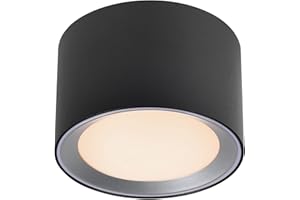 ‎NORDLUX Nordlux LANDON LED Aufbauleuchte schwarz 600lm IP44 12,5x12,5x8,2cm
