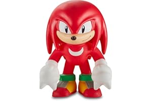 STRETCH ARMSTRONG Stretch - Mini Sonic Knuckles, Erizo Rojo del Videojuego clásico, muñeco elástico del Personaje de tamaño pequeño, se estira, se dobla, retuerce y vuelve a su Forma Original