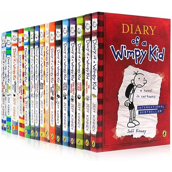Diary of a Wimpy Kid, Box of Books by Jeff Kinney, Box set (15