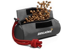 Rudelkönig Apportable Chien Robuste pour friandises - Boudin Chien Mordant - Jouet Pour Chien Idéal - Chien accessoires Essentiels