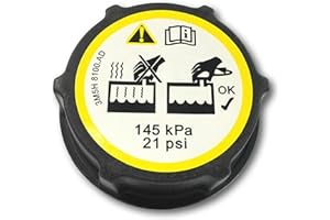 EVOLUTION CAR SPARES Radiator Expansion Water Coolant Cap Cover Lid Fits FORD B MAX, C MAX, FIESTA, FOCUS, TRANSIT, CONNECT, COURIER, CUSTOM, MONDEO/MAZDA 2 SERIES 1301104, 30680002, LF5015205A