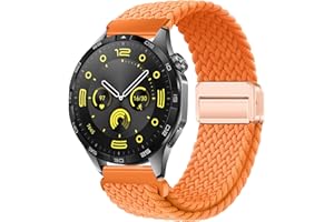 XMUXI Nylonowy pasek, sportowy, elastyczny, pleciony, 22 mm, dla kobiet i mężczyzn, do Huawei GT4/GT3/GT2 (46 mm)/ Garmin Venu 2/3/ Vivoactive 4, Samsung Watch 3 (45 mm)/ Gear S3