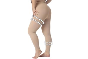 AMZAM Collants de compression médicale grande taille 5XL pour homme et femme, 20-30 mmHg, leggings de compression gradués, opaques sans pieds, taille haute, pour œdème, varices, vol, TVP, beige