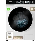 EVVO Supernova Front Loading Washing Machine, Energy Efficiency A, with Steam, Silent Inverter Motor, Quick Program, Touch Pa