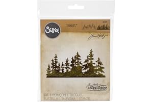 Sizzix Thinlits Troquel Linea de arboles