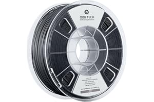 QIDI TECH Filament ASA 1.75mm Noir,Filament pour imprimante 3D ASA 1kg Spool(2.2lbs),Haute résistance aux UV,Faible odeur,Parfait pour l'impression de pièces fonctionnelles extérieures