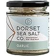 Dorset Sea Salt Co. - Garlic Infused Sea Salt (100g) - Aromatic Blend of Hand Harvested Sea Salt Flake & Ground Dried Garlic, Perfect for Seasoning, Marinading or Creating a Delicious Rub