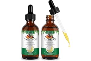 NIFEISHI 2 Paquets Batana Oil 60ml, Huile de Batana Bio pour Cheveux, Sourcils et Cils, Adapté à L'aromathérapie, Au Massage et à La Diffusion D'arômes