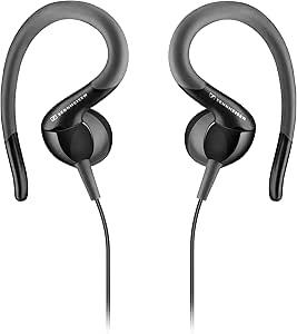 Sennheiser OMX 60 VC Street II In-Ear-B&uuml;gelh&ouml;rer (1,2 m Kabell&auml;nge, Earadapterset, 2 Jahre Garantie) schwarz/grau