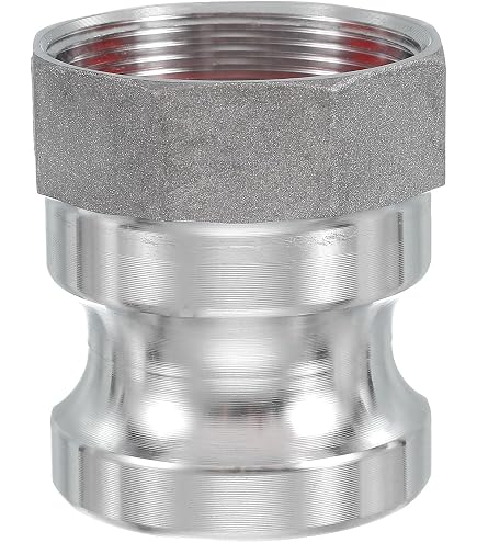 Fittingteile - Kamlock Schnellkupplungsdose mit Schlauchtülle Typ C (Werkstoff: Aluminium - Schlauch innen: 50 mm