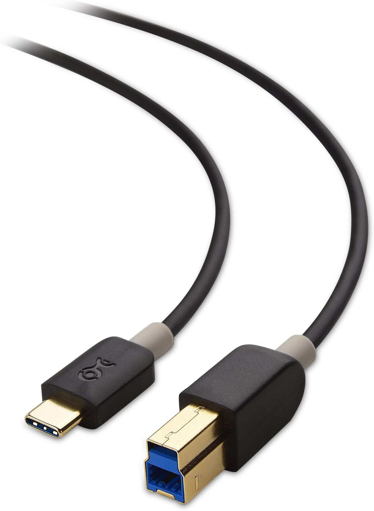 Cable Matters USB 3.1 Type C USB-C to Type B USB-B Cable in Black 3.3 Feet