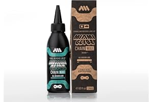 ALL MOUNTAIN STYLE Lubrifiant Chaîne Vélo Cire Premium 120ml | Transmission Propre, Protection Longue Durée Route VTT E-Bike