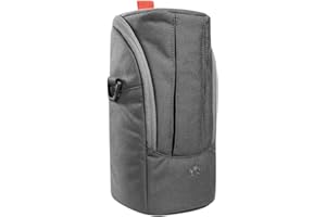 Tasmanian Tiger TT Modular Tele Lens Bag gepolsterte Tasche für Kamera Tele-Objektive, Objektiv-Hülle mit Molle-System, Titan Grey
