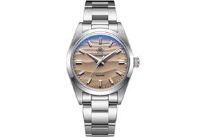 ADDIESDIVE ADDIEDIVE 36 mm zegarek kwarcowy, prosty zegarek na rękę dla mężczyzn i kobiet, mechanizm kwarcowy VH31 KI Mineral Bubble Conves Crystal Wodoodporny 100M AD2030