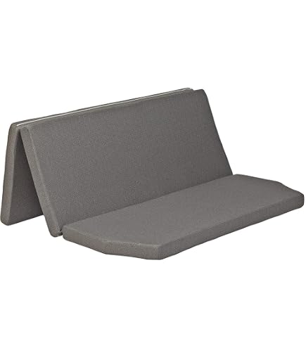 Matelas Pliant Pour VW Multivan T5/T6 - 148x185x8 Cm, 3 Parties, Housse Lavable, Sac De Transport - Confort Camping Et Vanlife